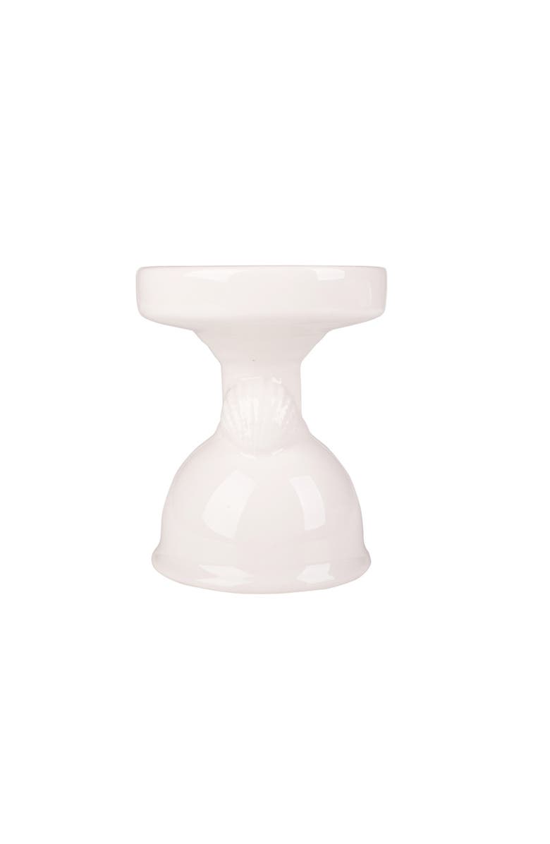 Beachcombers Set Of 4 Ceramic Cupcake Display Stands For Events & Decor, Main, color, White