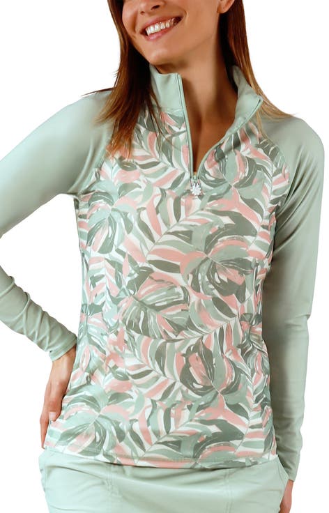 Long Sleeve Quarter Zip Sun & Swim Shirt