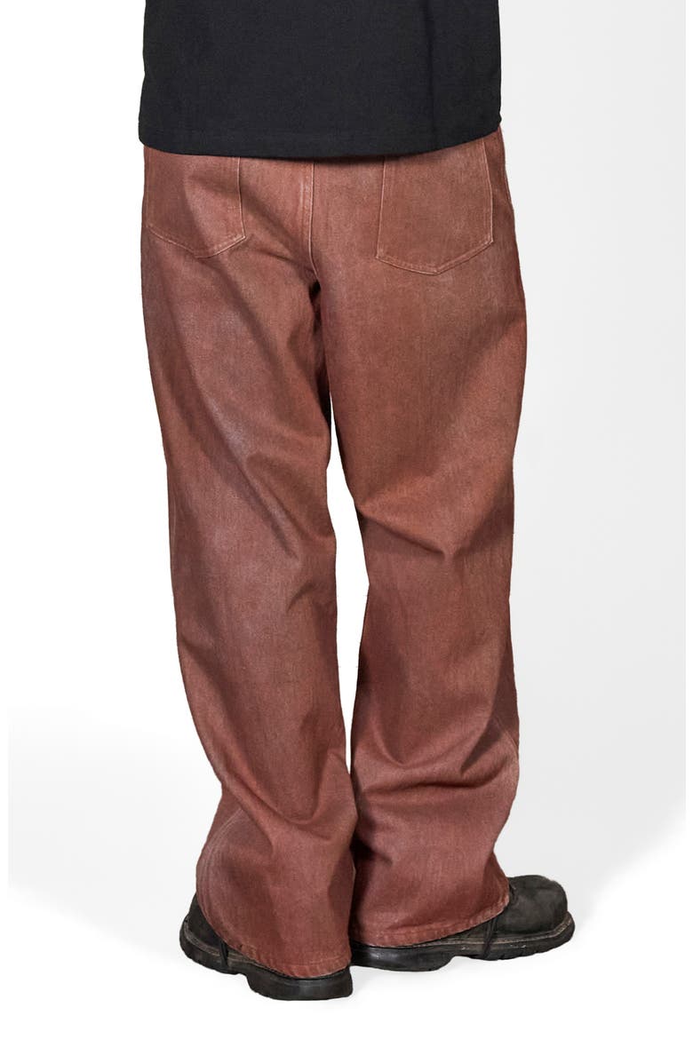 Spray Formula Baggy Jeans, Alternate, color, RUST