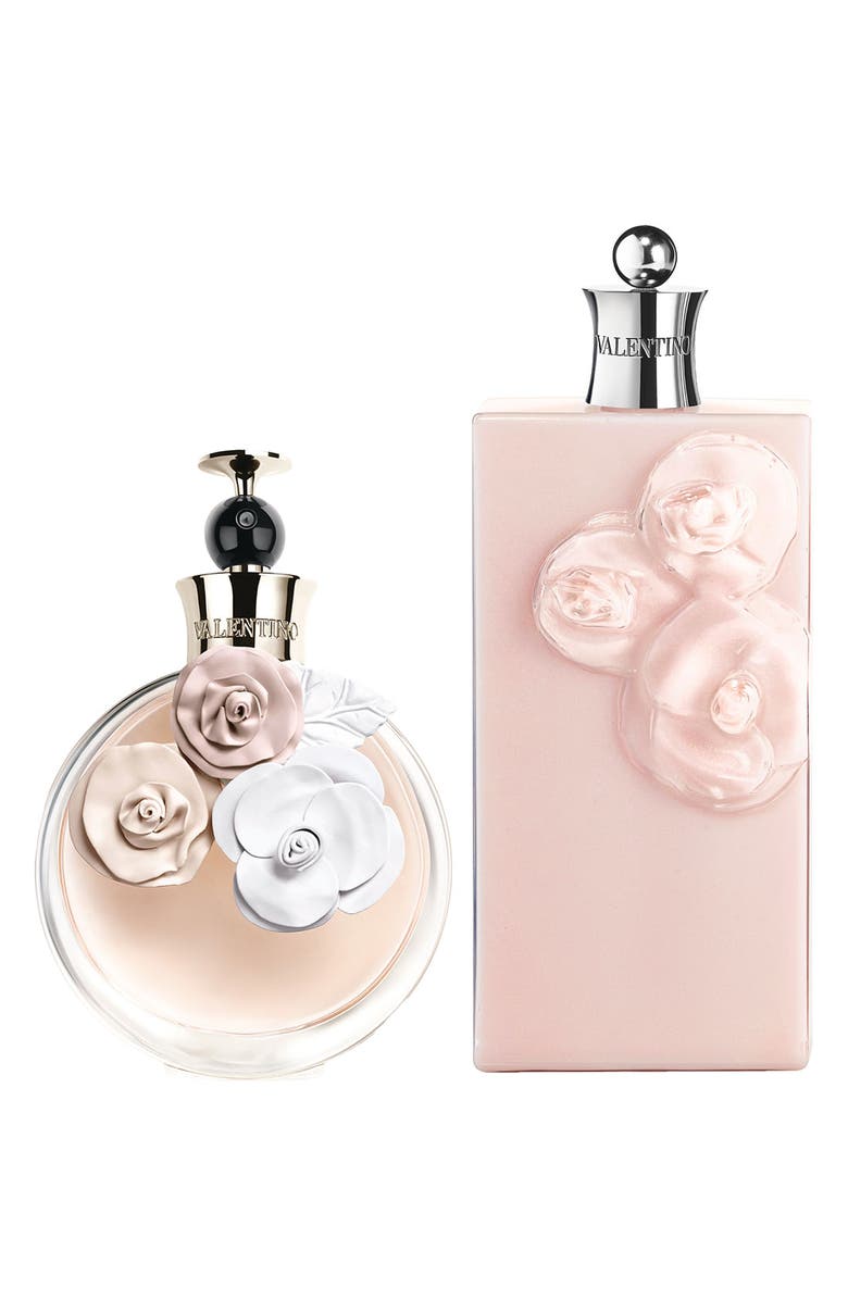 Valentino Valentina Satin Floral Body Lotion, Main, color, 