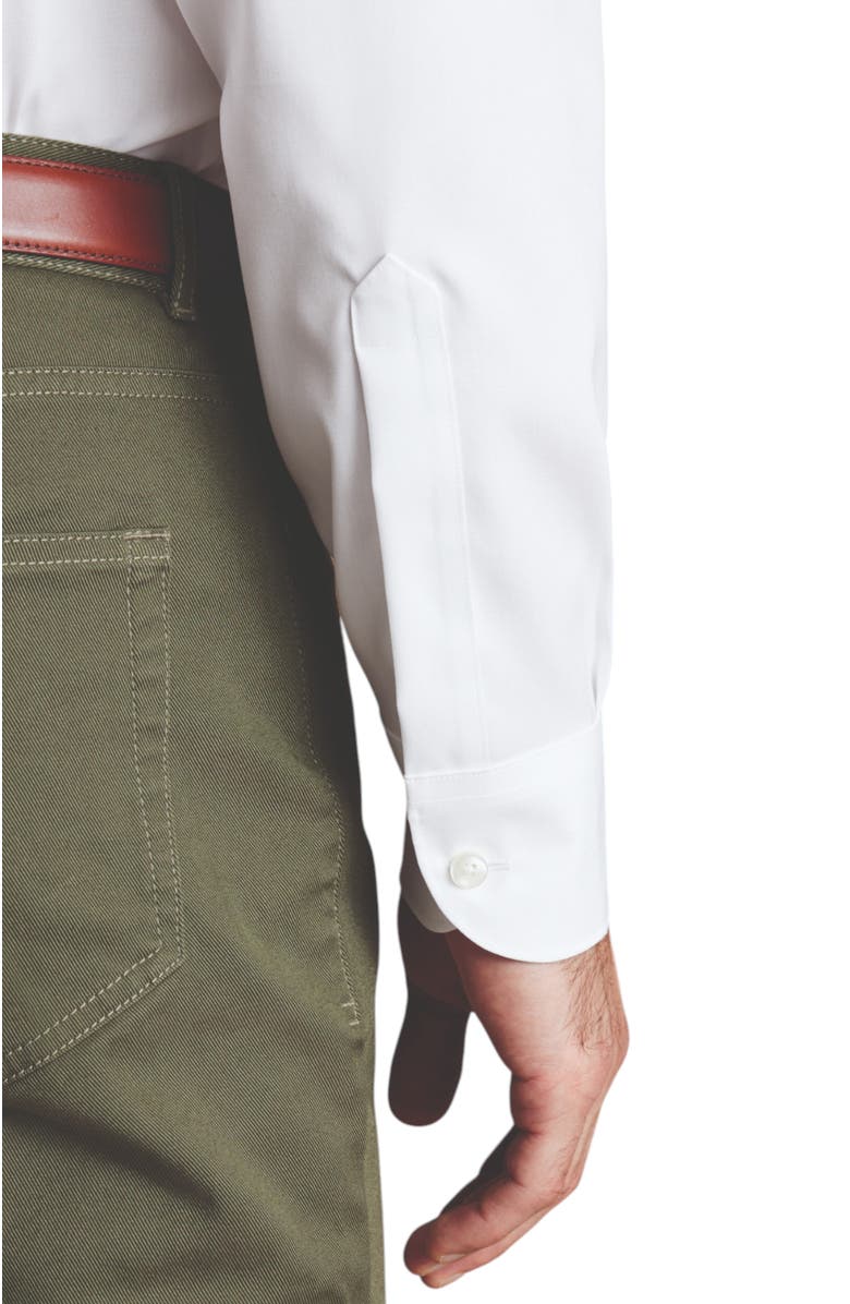 Charles Tyrwhitt Non-Iron Oxford Shirt, Alternate, color, White