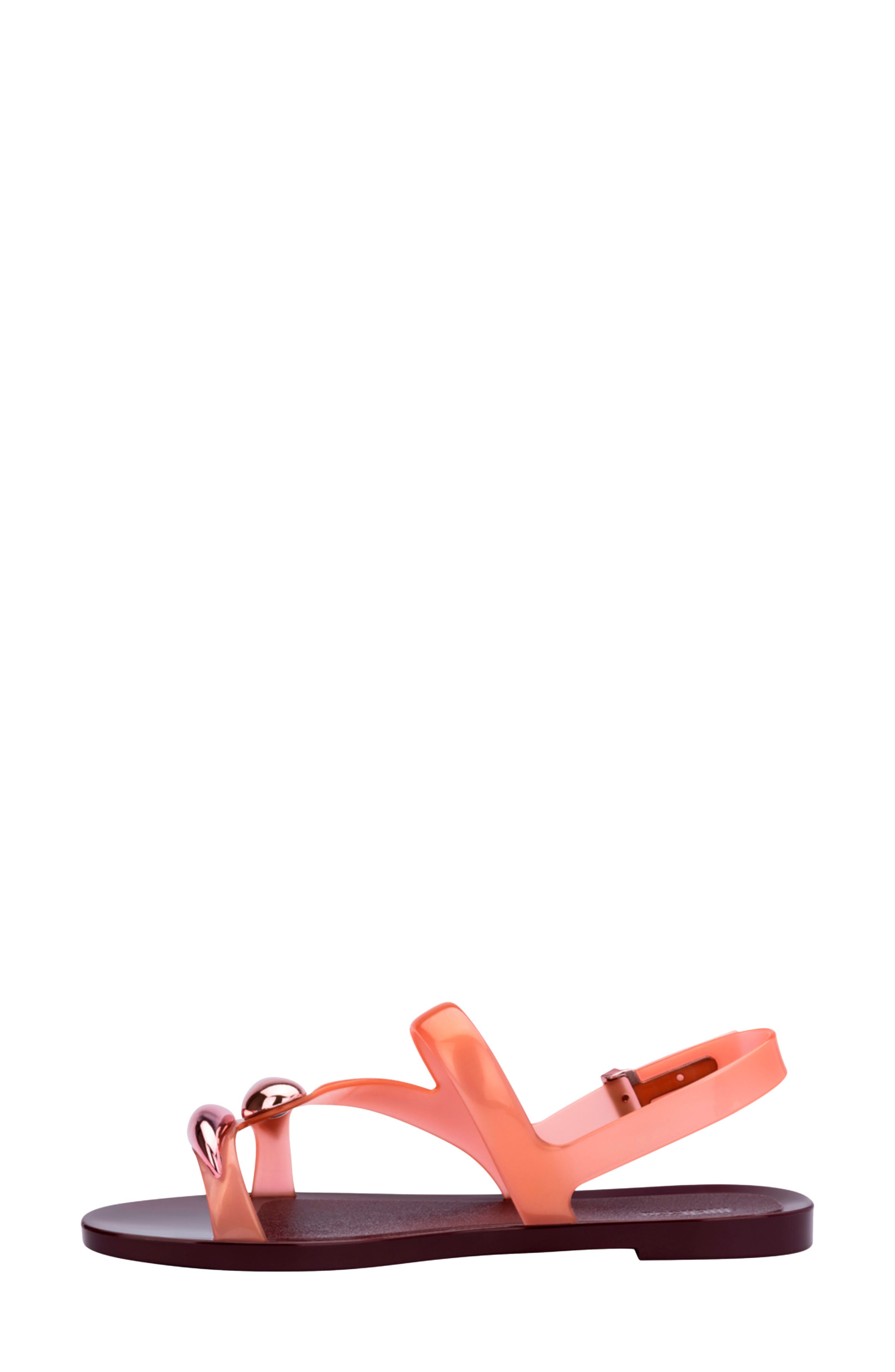 Iris Slingback Sandal, Alternate, color, BURGUNDY/ ORANGE