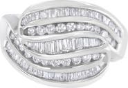 Haus of Brilliance 14KT White Gold 1.0 cttw Diamond Bypass Band Ring