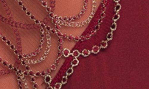 Roma Confidential Beaded Belle Teddy In Red