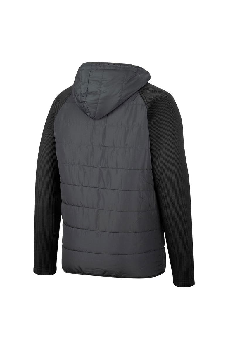 COLOSSEUM Men's Colosseum Charcoal/Black Colorado Buffaloes Good On You Raglan Full-Zip Jacket, Alternate, color,