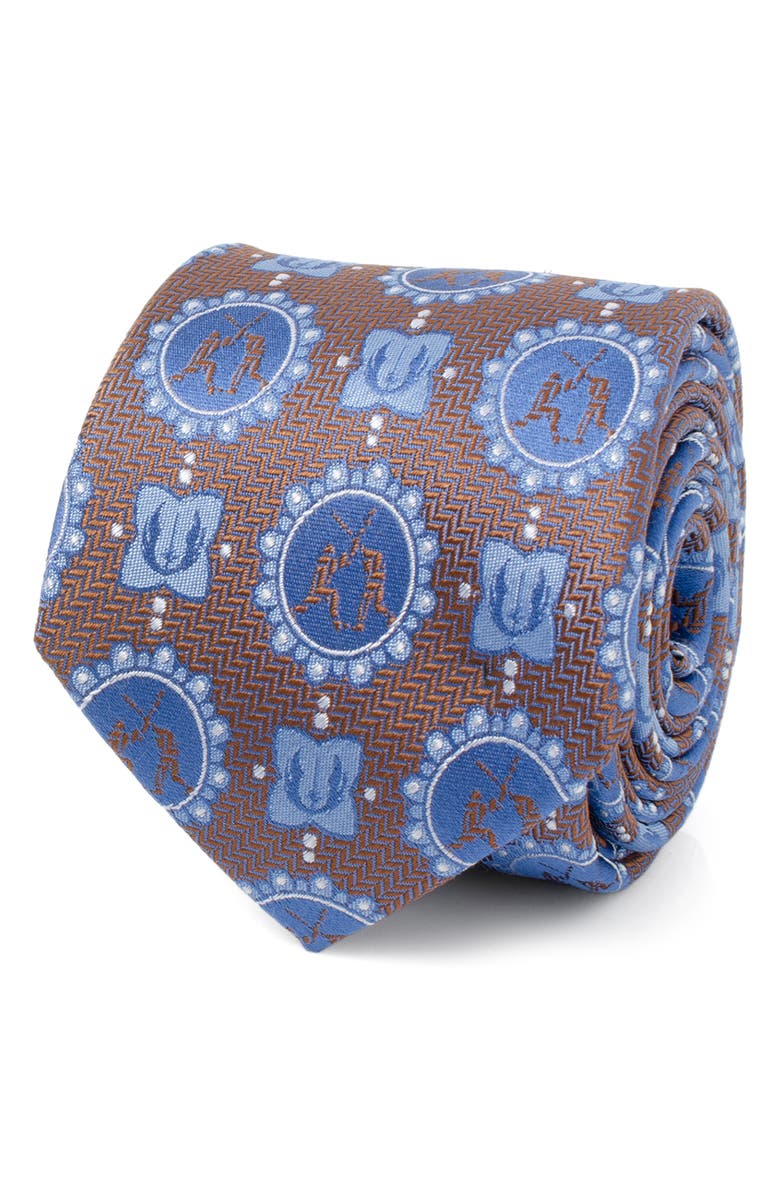 Cufflinks, Inc. Star Wars Lightsaber Battle Silk Tie, Alternate, color, Blue
