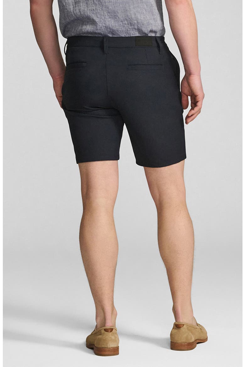 Arizona Commuter Flat Front Chino Shorts, Alternate, color, MIDNIGHT COMMUTER LUXE
