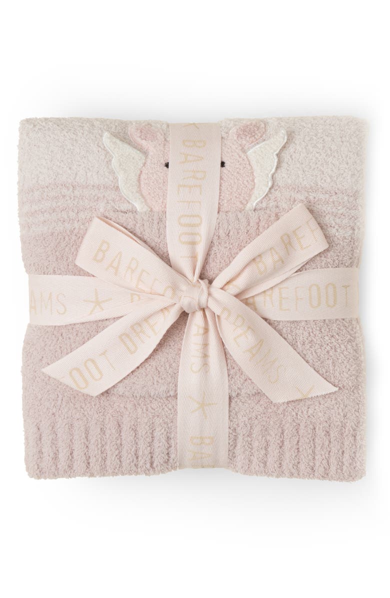 Barefoot Dreams<sup>®</sup> CozyChic<sup>®</sup> Flying Pig Stroller Blanket, Alternate, color, Cream Multi
