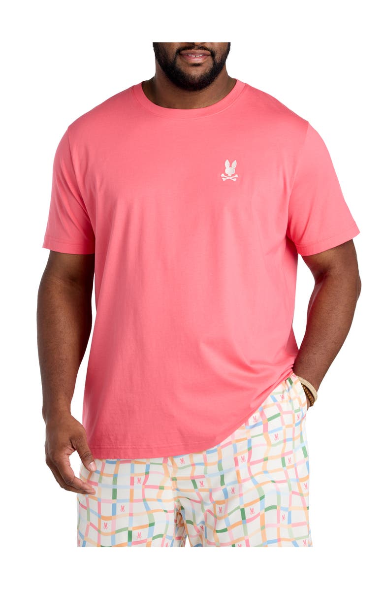 Psycho Bunny Big & Tall Aiden Graphic Tee, Alternate, color, Sunkissed Coral