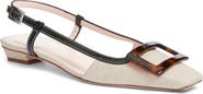 Roger Vivier Belle Vivier Slingback Ballerina Slingback Flat