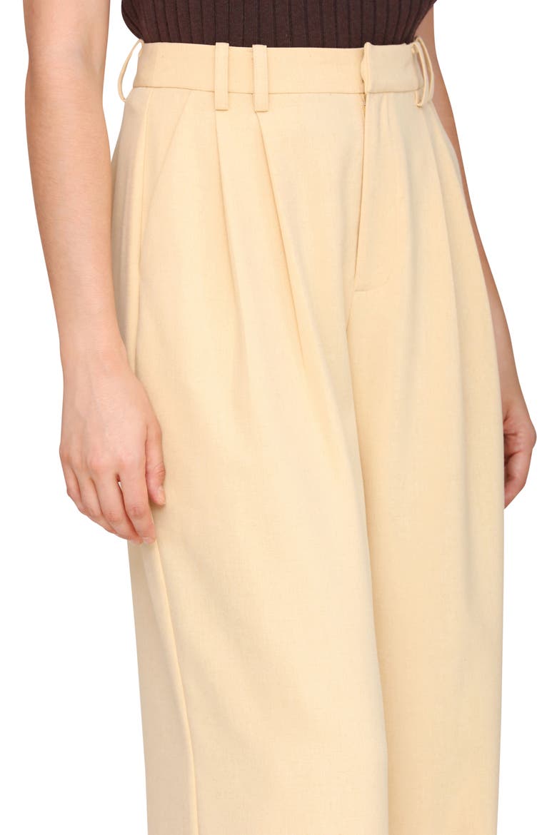 Wide Leg Barrel Trousers, Alternate, color, CAMEL