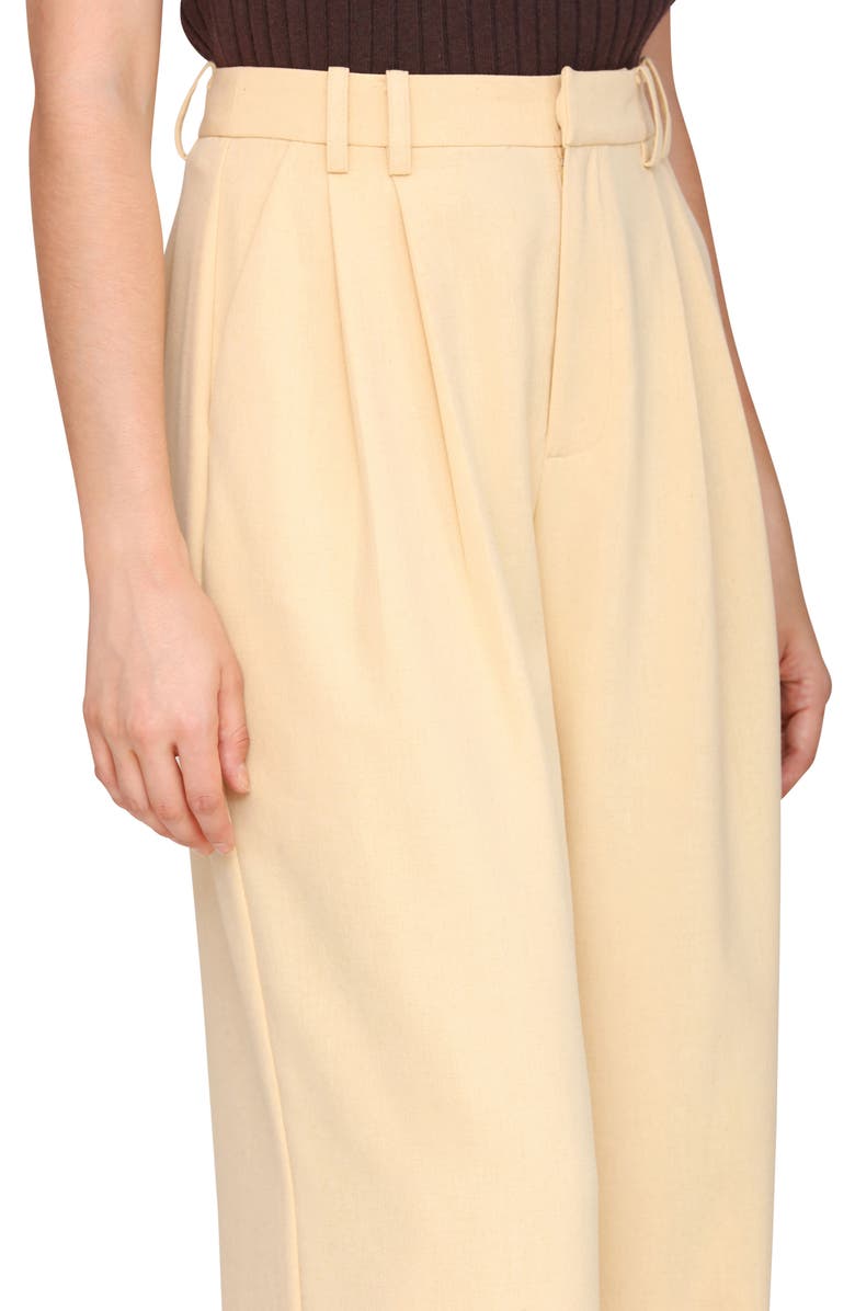 Avec Les Filles Wide Leg Barrel Trousers, Alternate, color, Camel