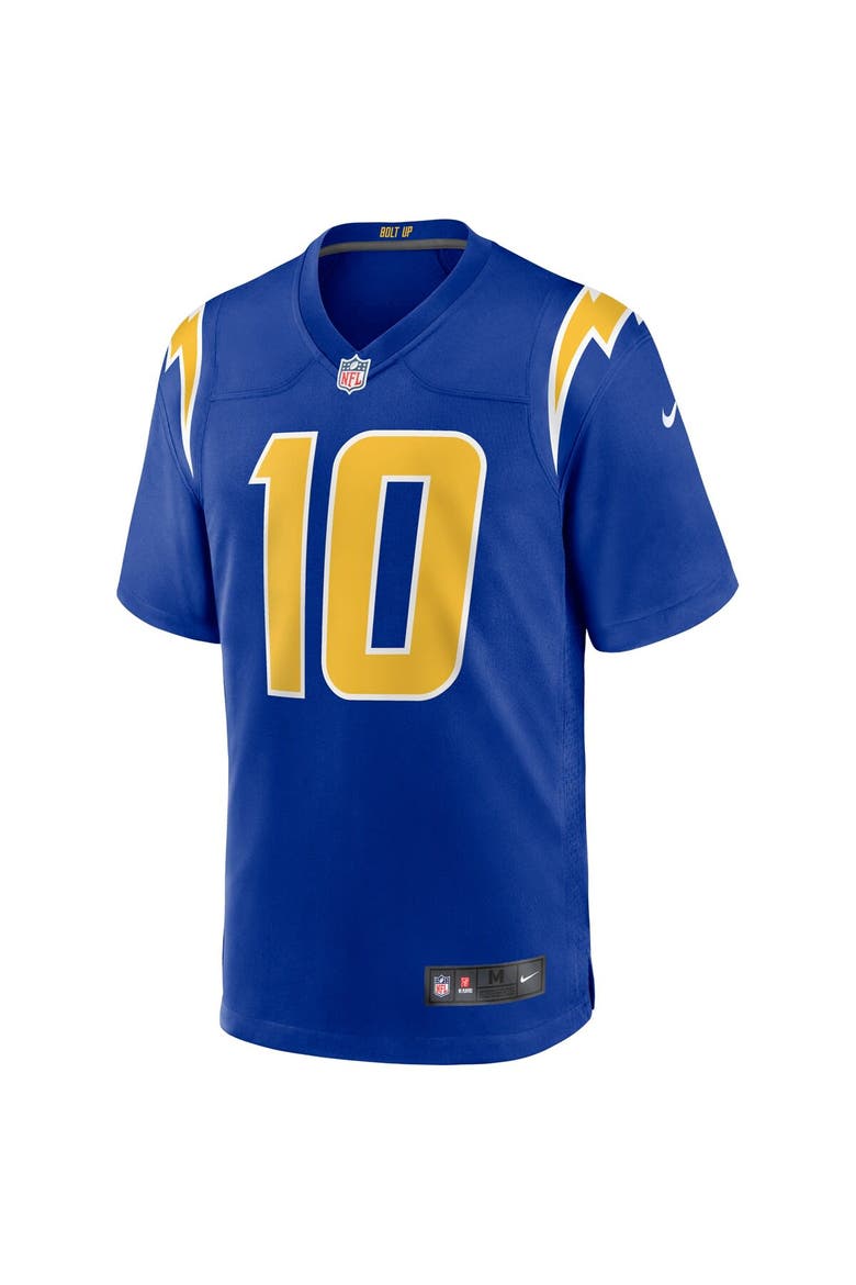 Men's Nike Justin Herbert Royal Los Angeles Chargers 2nd Alternate Game Jersey, Alternate, color, Royal