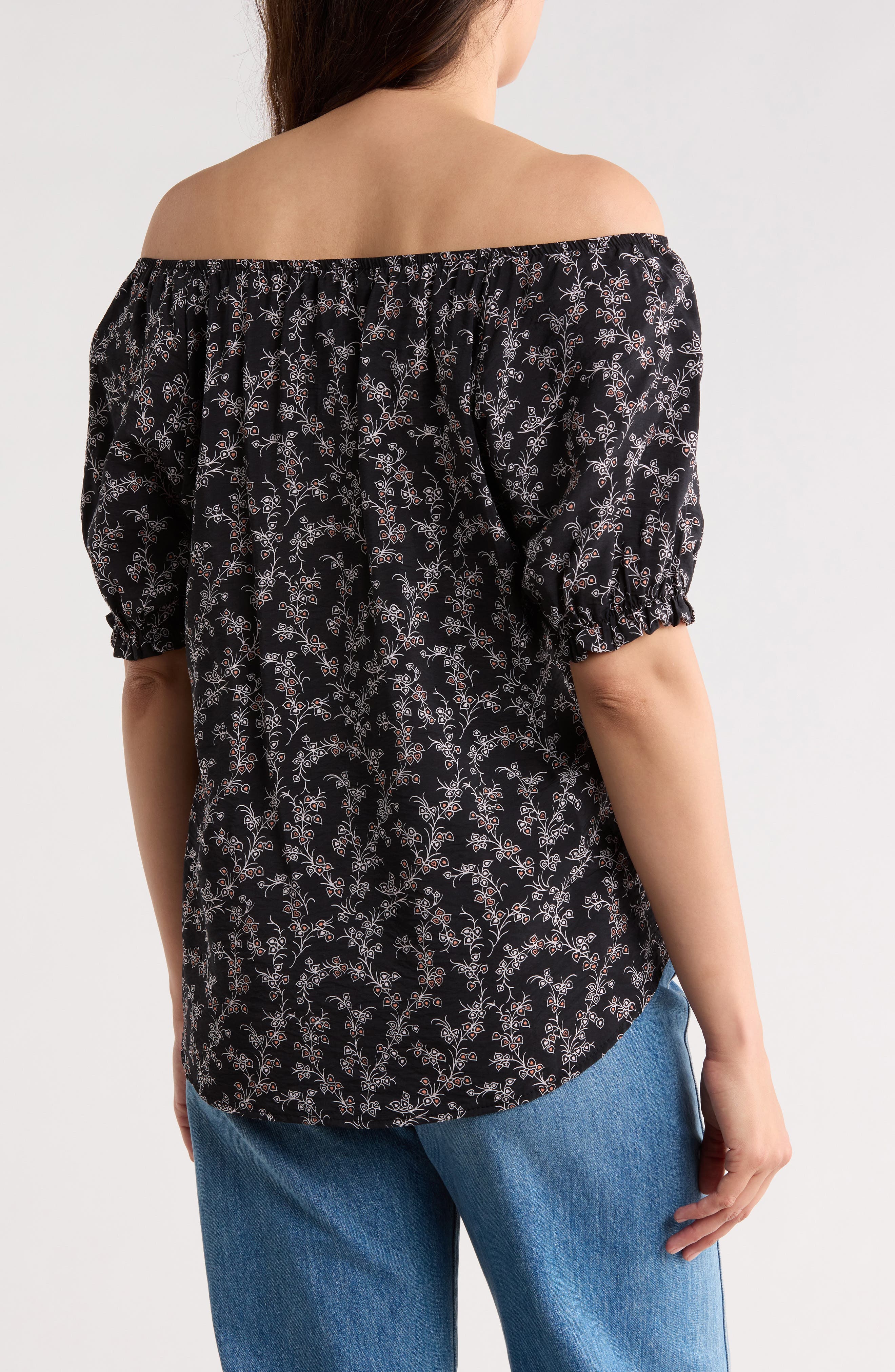 Floral Short Sleeve Top - image 2