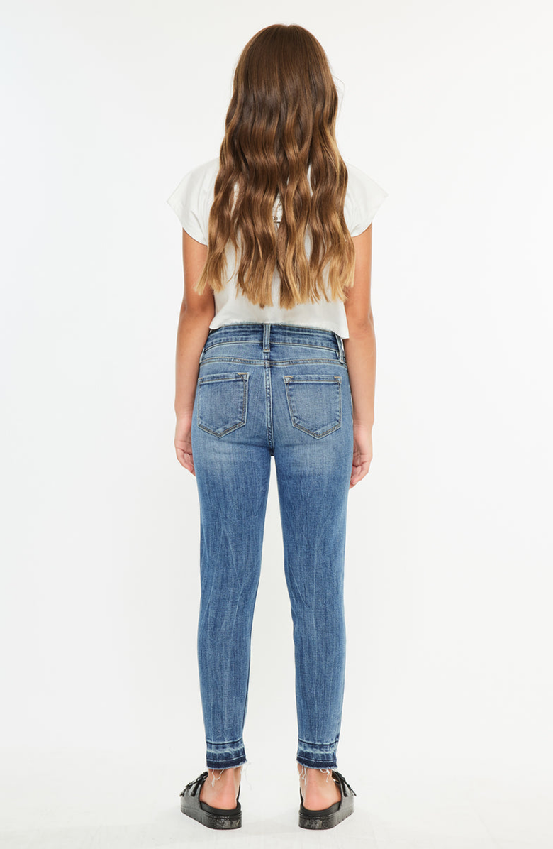 KanCan Pomey High Rise Ankle Skinny Jeans, Alternate, color, Medium Wash