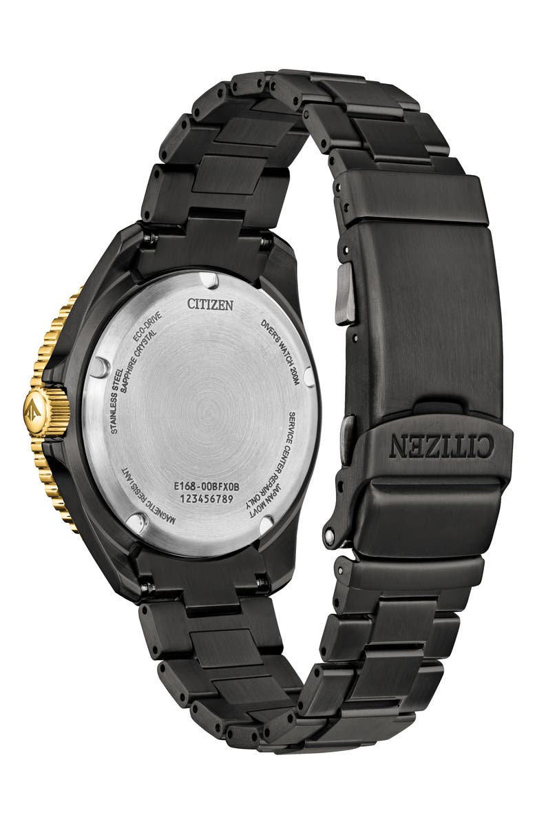 Citizen Promaster Dive Light Eco-Drive Automatic Bracelet Watch, 40.6mm, Alternate, color, Gray