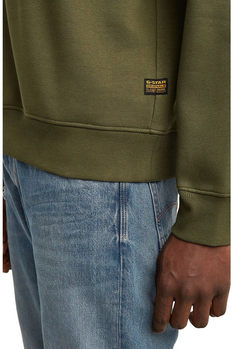 Running Dog Crewneck Sweatshirt, Alternate, color, SHADOW OLIVE