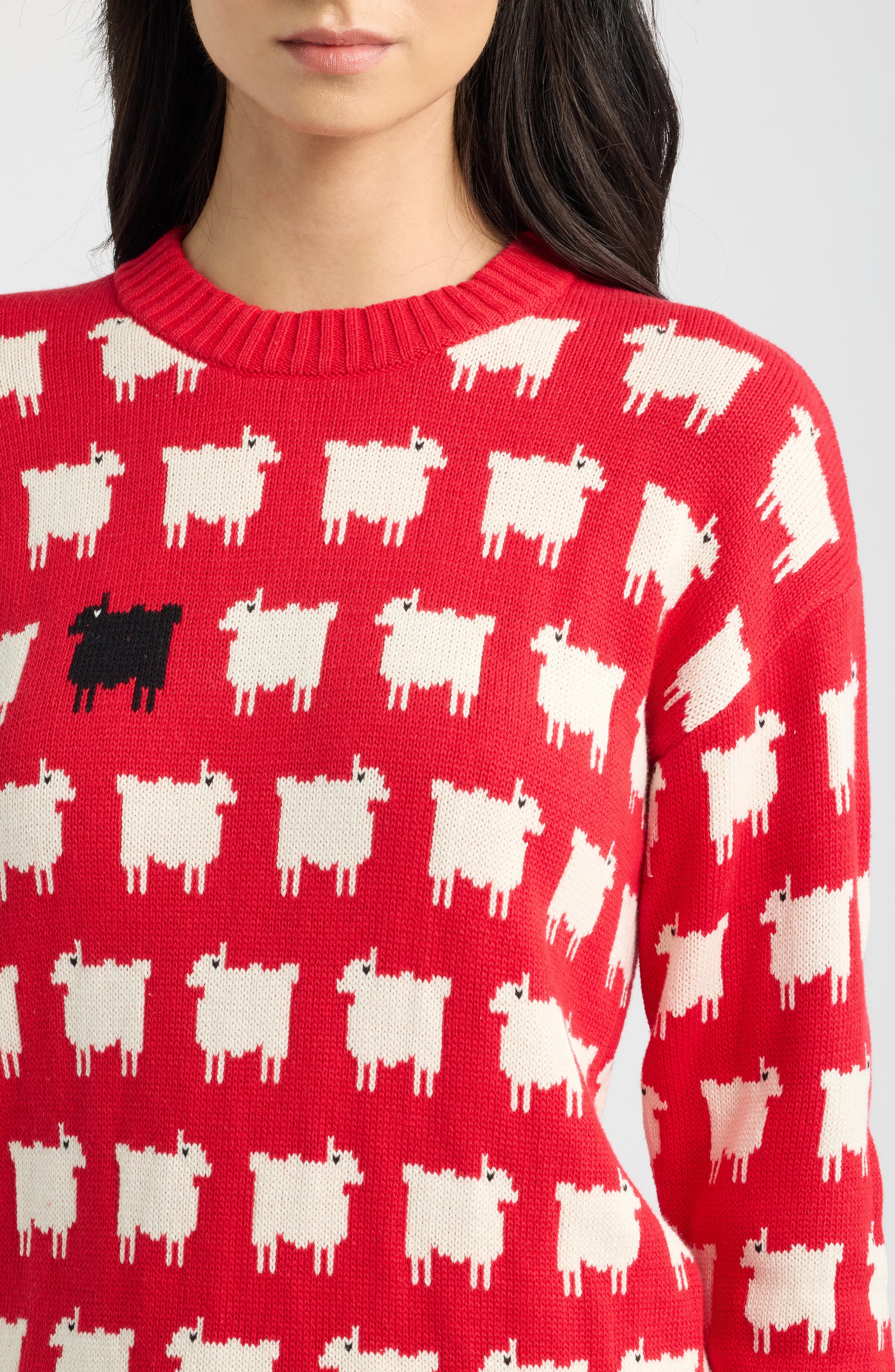 ROWING BLAZERS Warm & Wonderful Sheep Cotton Sweater (Women