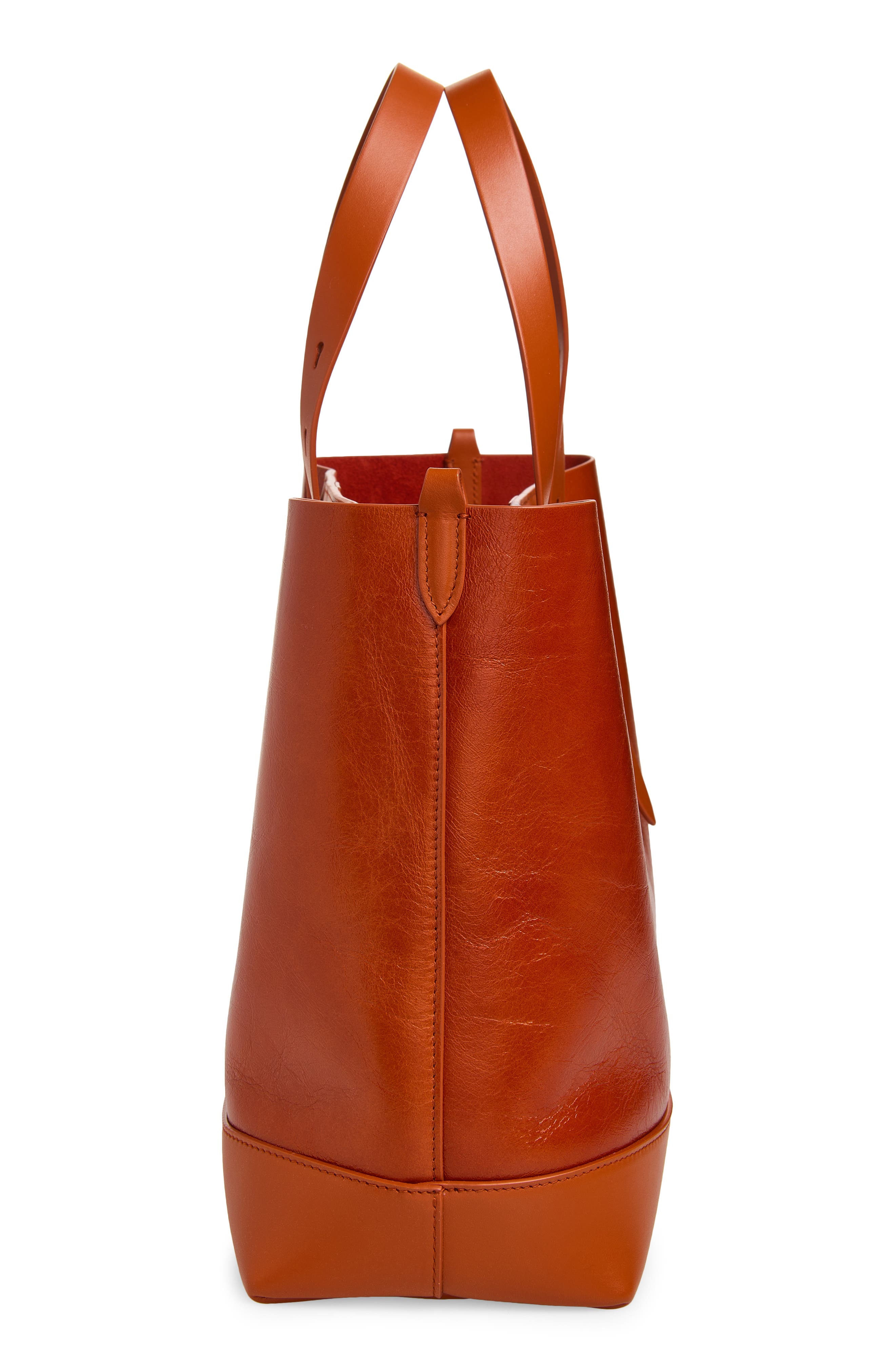 Medium Horizontal Shopper, Alternate, color, ORANGE/ ORANGE
