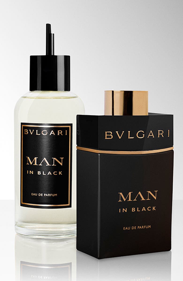 BVLGARI Jumbo MAN in Black Refillable Eau de Parfum, Alternate, color, 