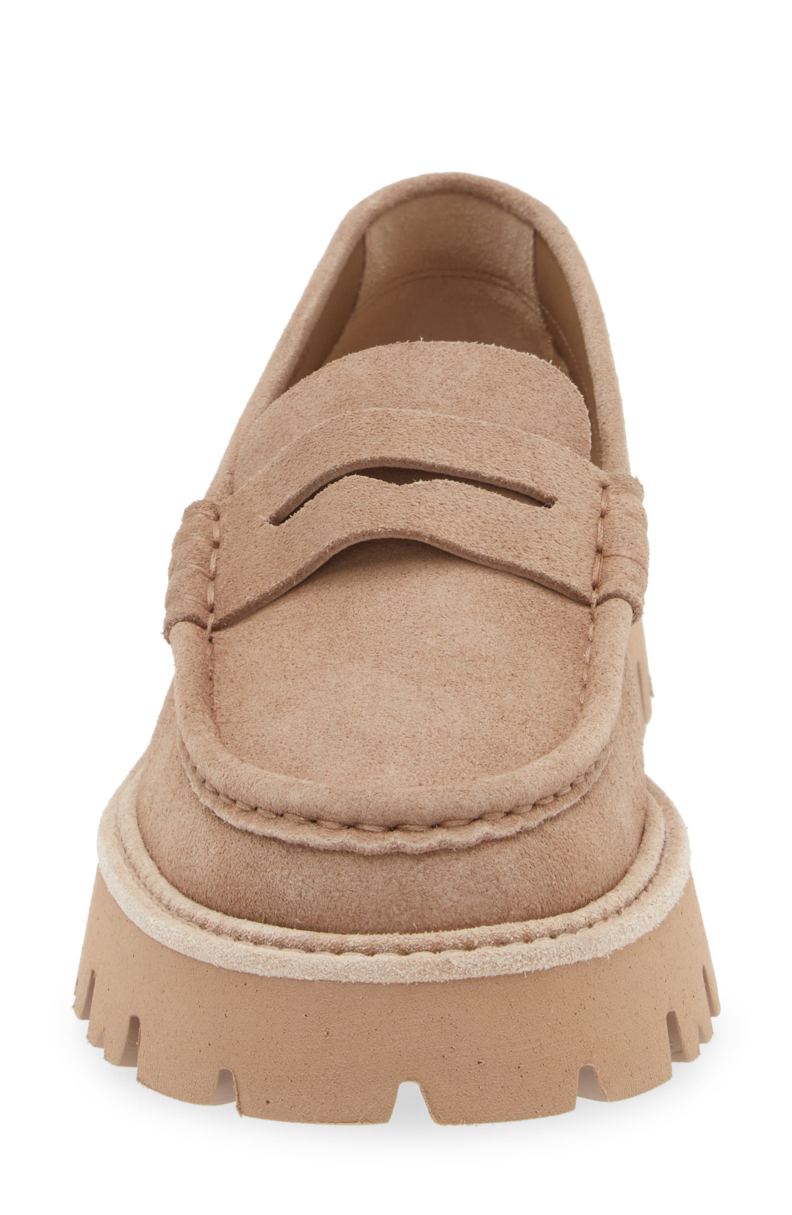 Sebas Lug Penny Loafer, Alternate, color, DESERT CASTORO