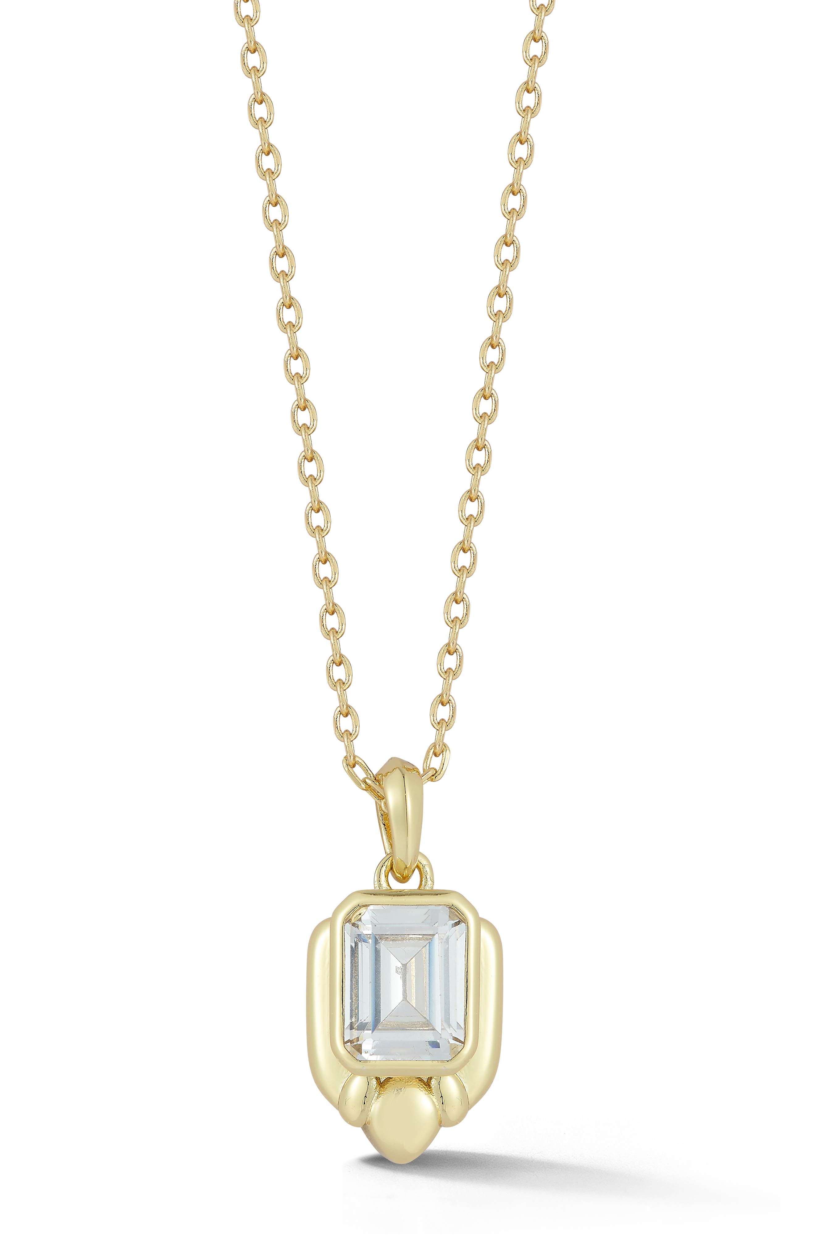 Sphera Milano Cubic Zirconia Pendant Necklace In Gold