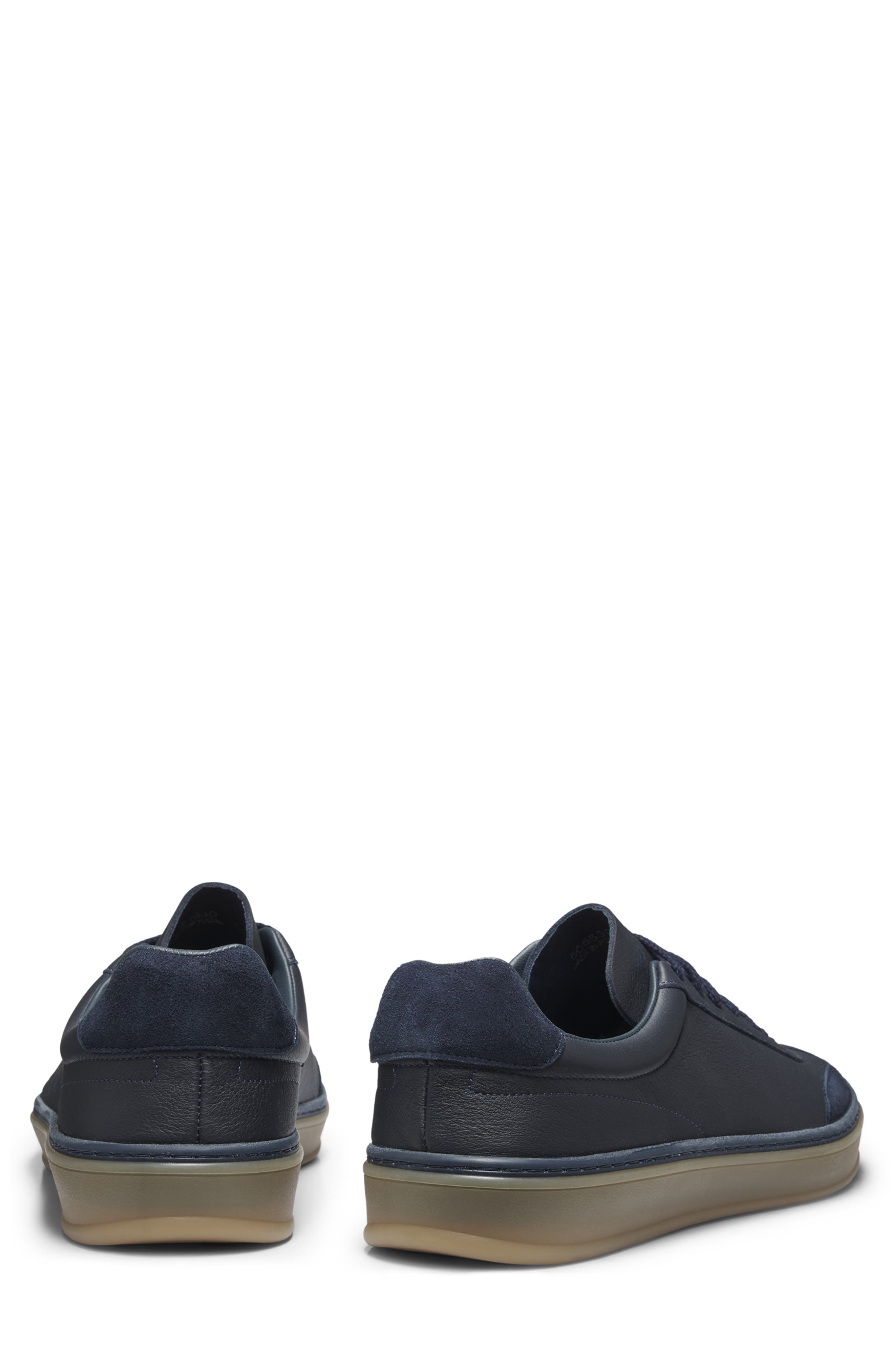 BOSS x Beckham Zarek Low Top Sneaker, Alternate, color, Dark Blue
