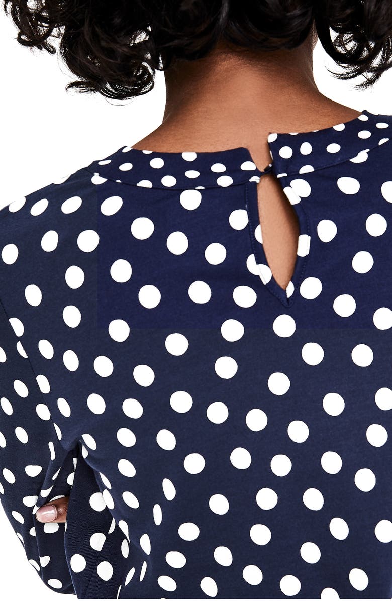 Boden Althea High Neck Flare Cuff Top, Alternate, color, 