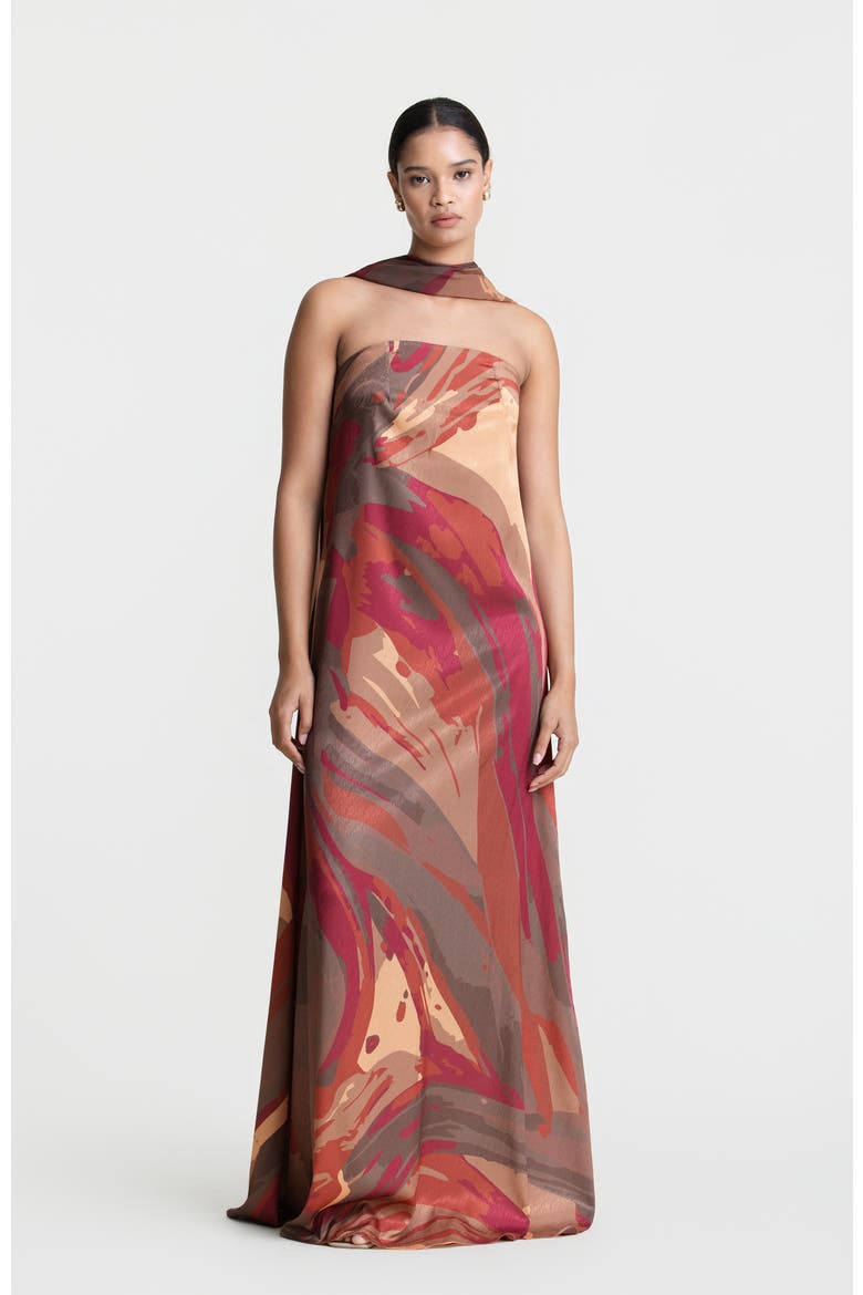 Tuki Dress, Main, color, Aura Red