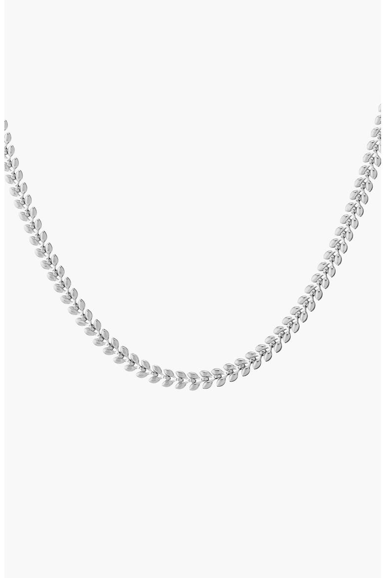 Delfina Necklace, Main, color, White