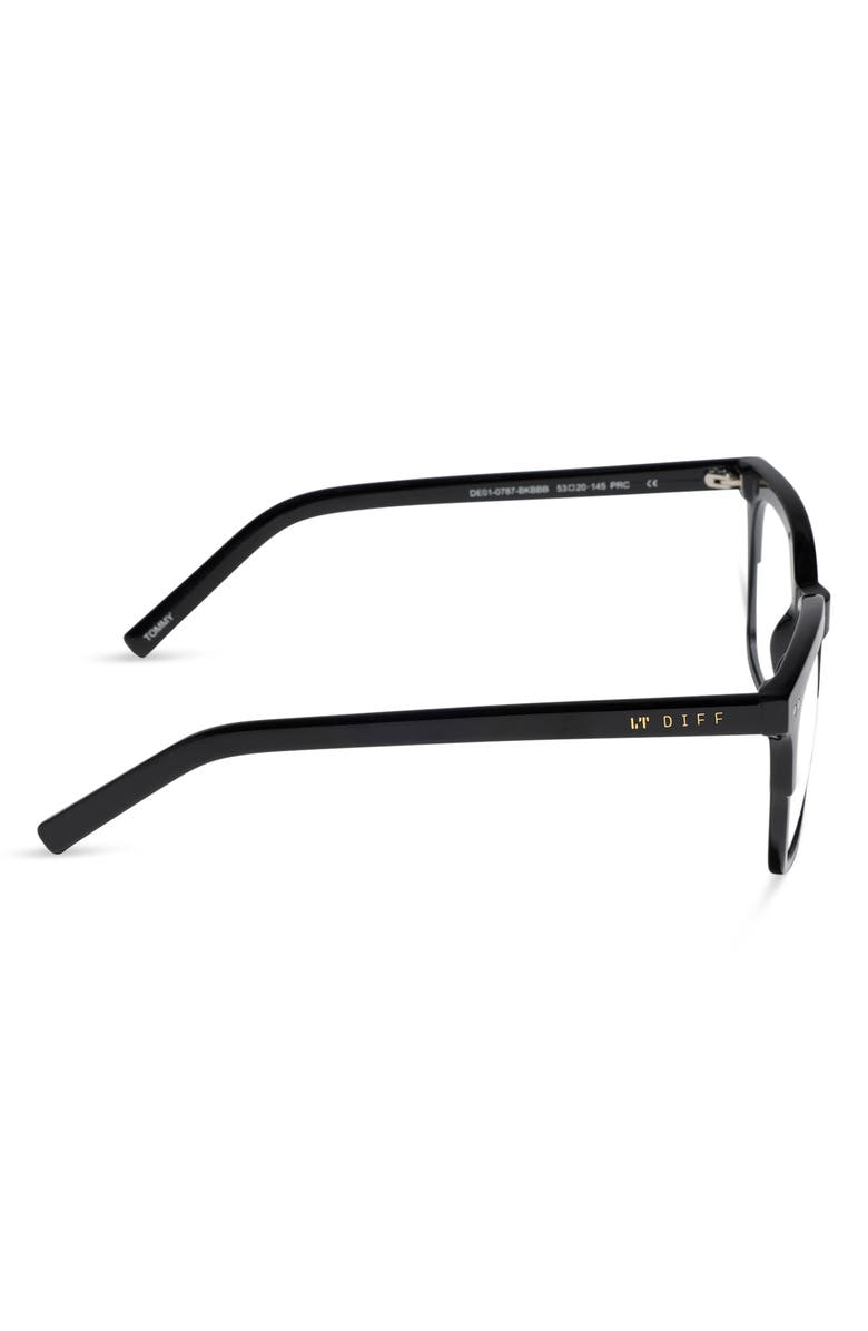DIFF Tommy 53mm Reading Glasses, Alternate, color, Black/ Blue Light