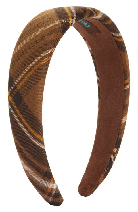 Plaid Padded Headband
