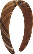 Tasha Plaid Padded Headband