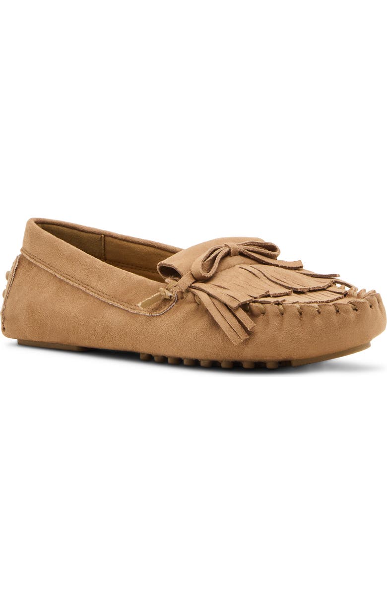 Anne Klein Cali Driving Shoe, Main, color, Sand Suede