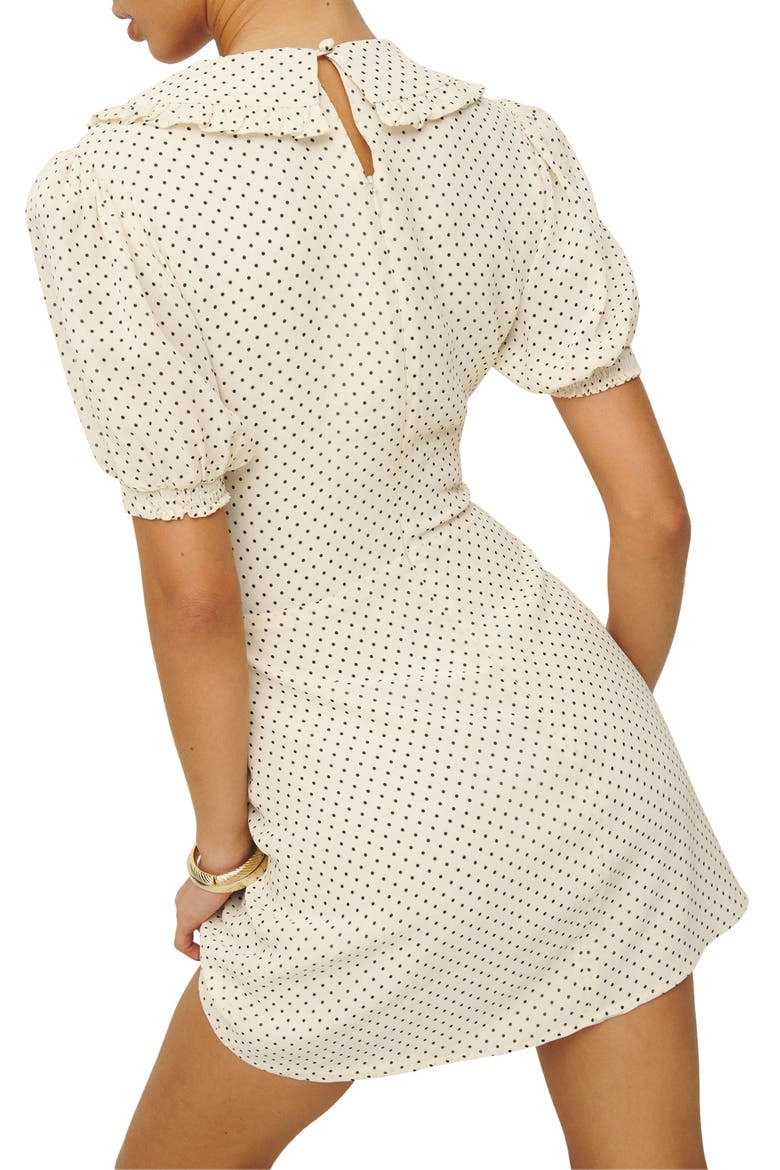 Kaylia Tie Neck Minidress, Alternate, color, ALLEGRA