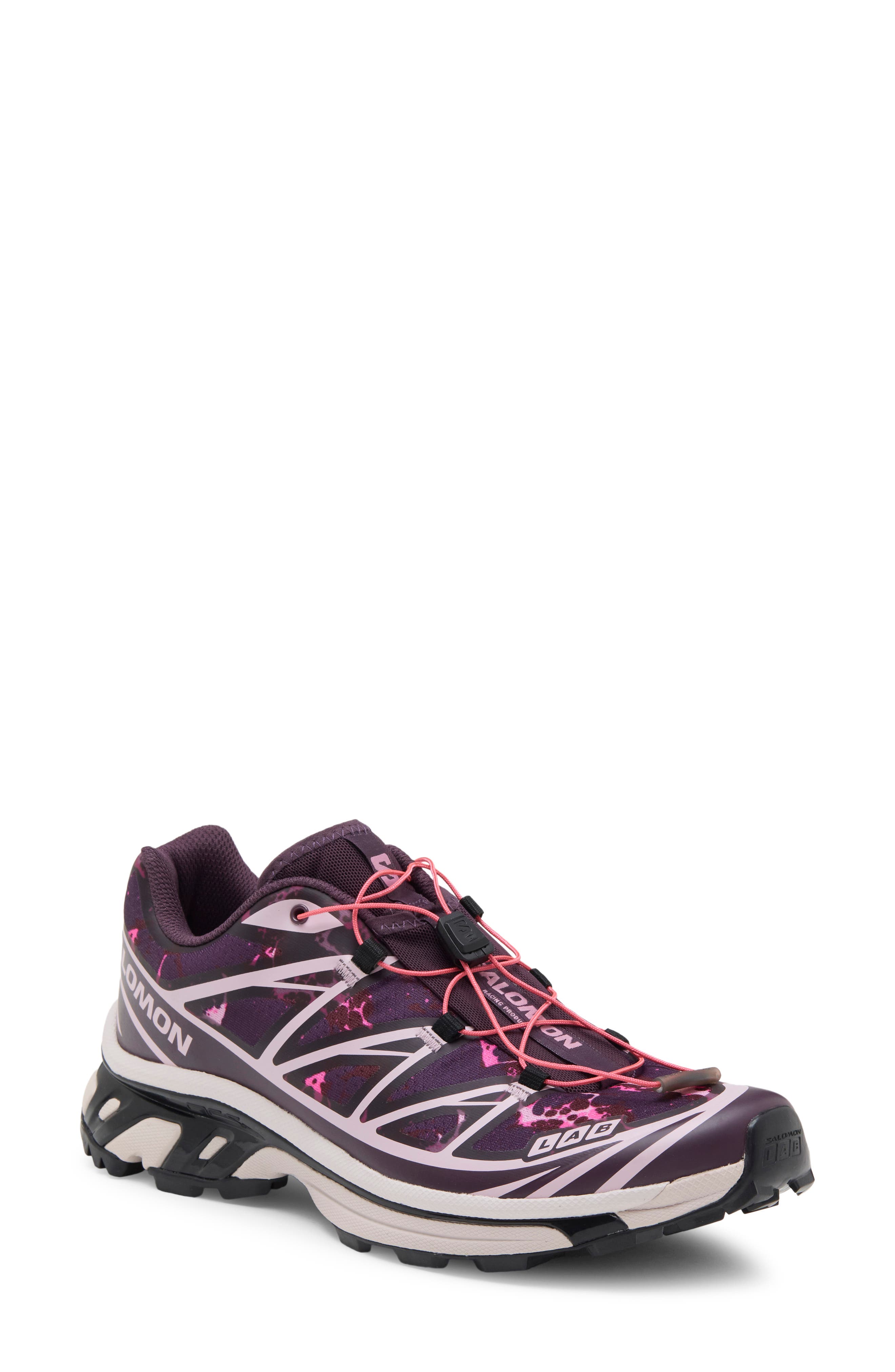 Gender Inclusive XT-6 Stormshade Running Shoe, Main, color, PLUM PERFECT