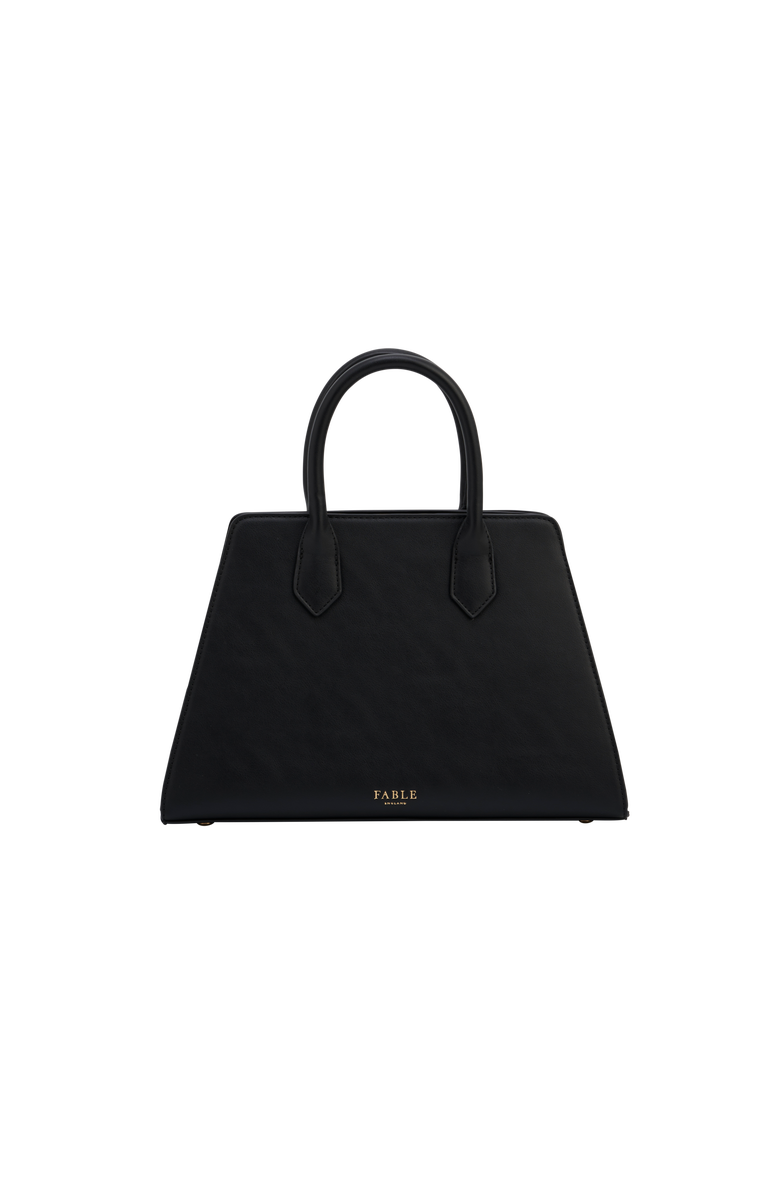 Fable England Grace Structured Tote, Alternate, color, Black