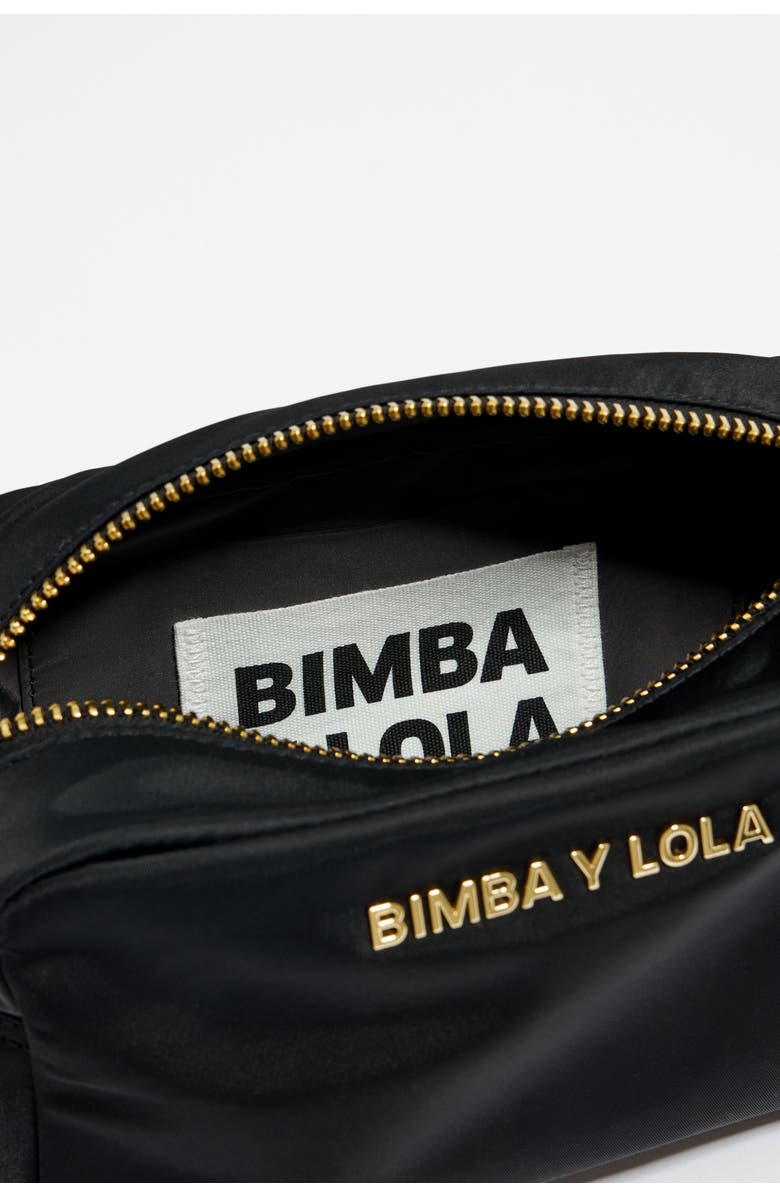 Bimba y Lola Crossbody Nylon Bag, Alternate, color, Black