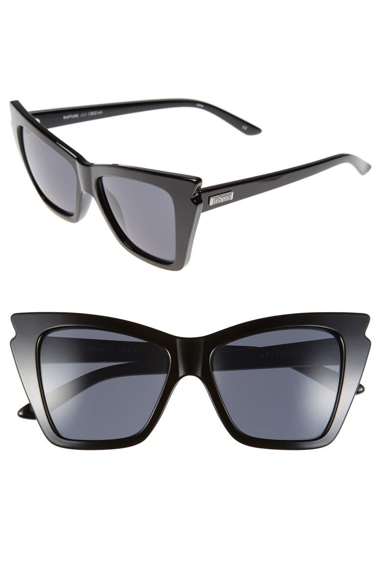 Le Specs 'Rapture' 55mm Bat Wing Sunglasses, Main, color, 