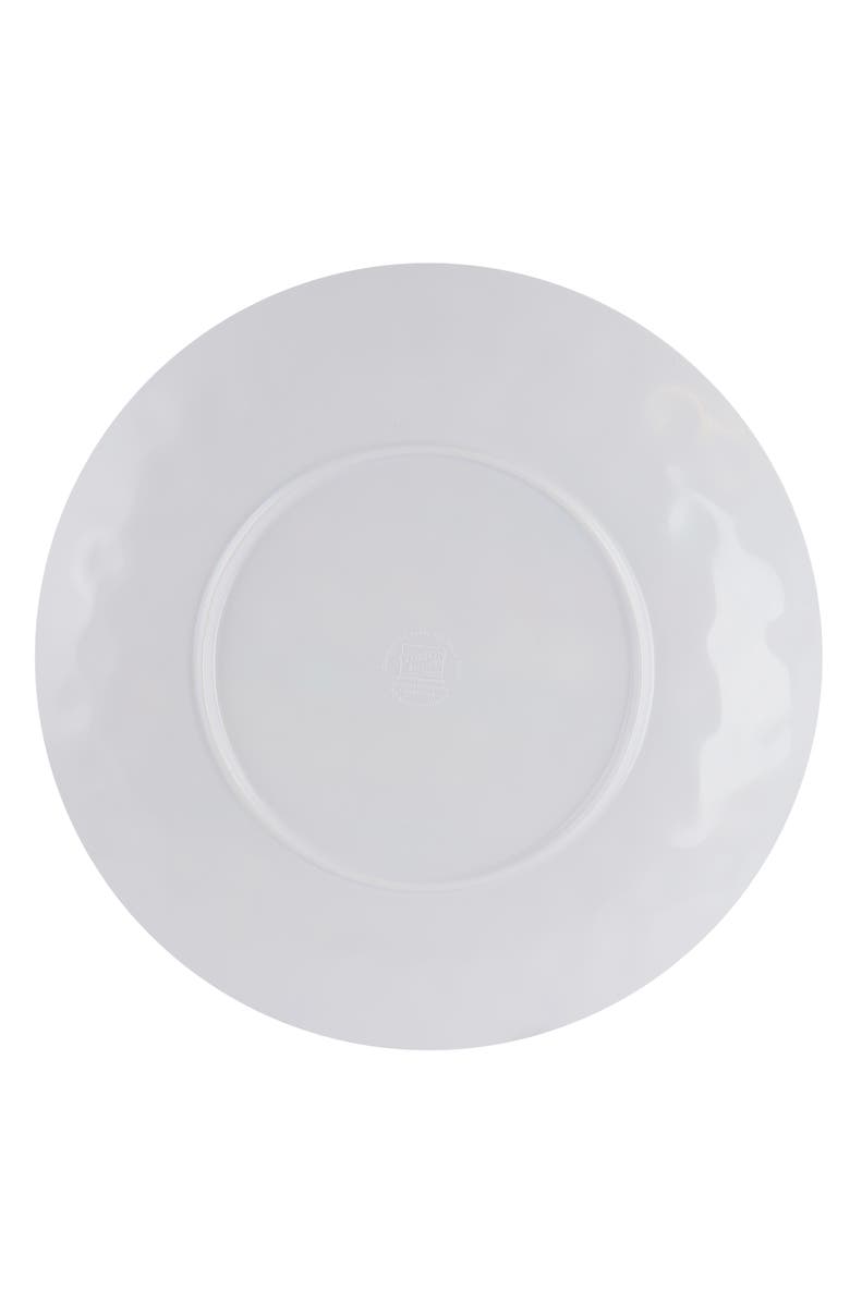 Gibson Home Tropical Sway Vineyard 12 Piece 9 Inch Round Melamine Dessert Plate Set, Alternate, color, Blue