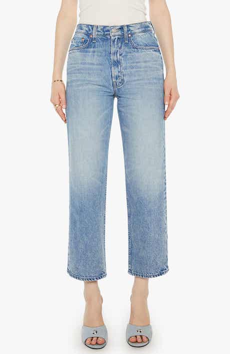 The Newbie High Waist Crop Straight Leg Jeans