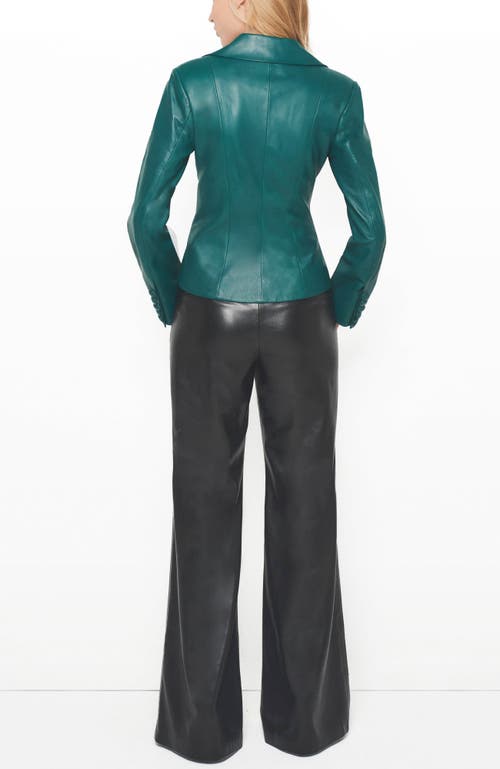 As B Y Df Tell Me Lies Recycled Leather Trousers In Black