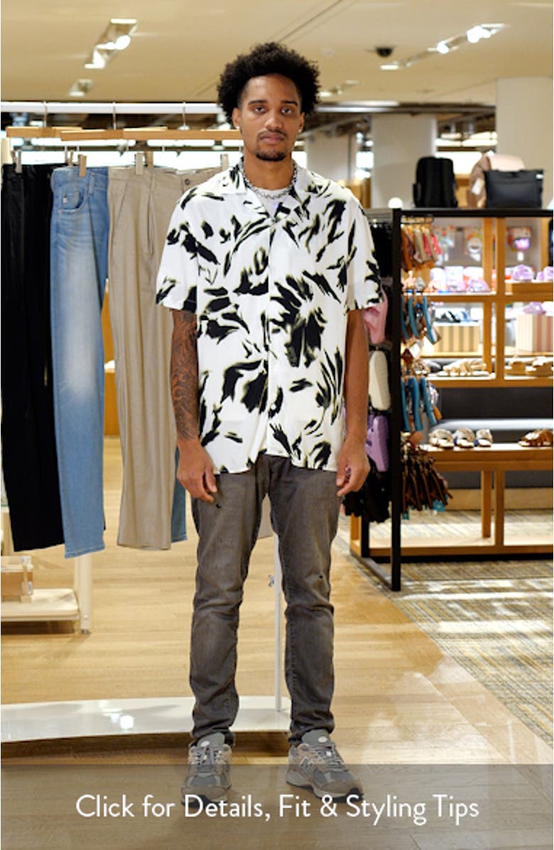 Abstract Floral Camp Shirt, sales video thumbnail