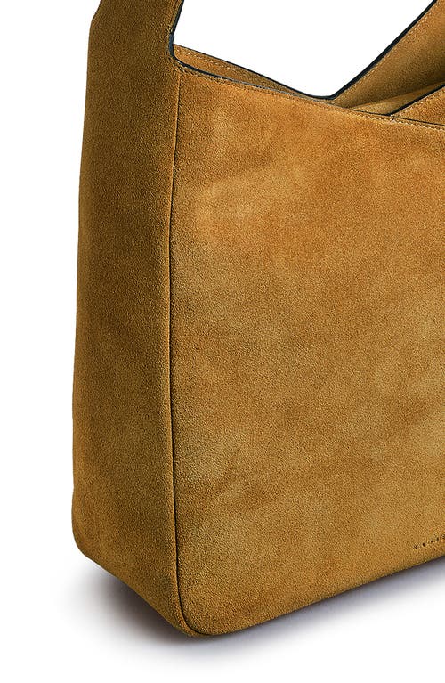 Radley Alpha Road Suede Shoulder Bag In Brown