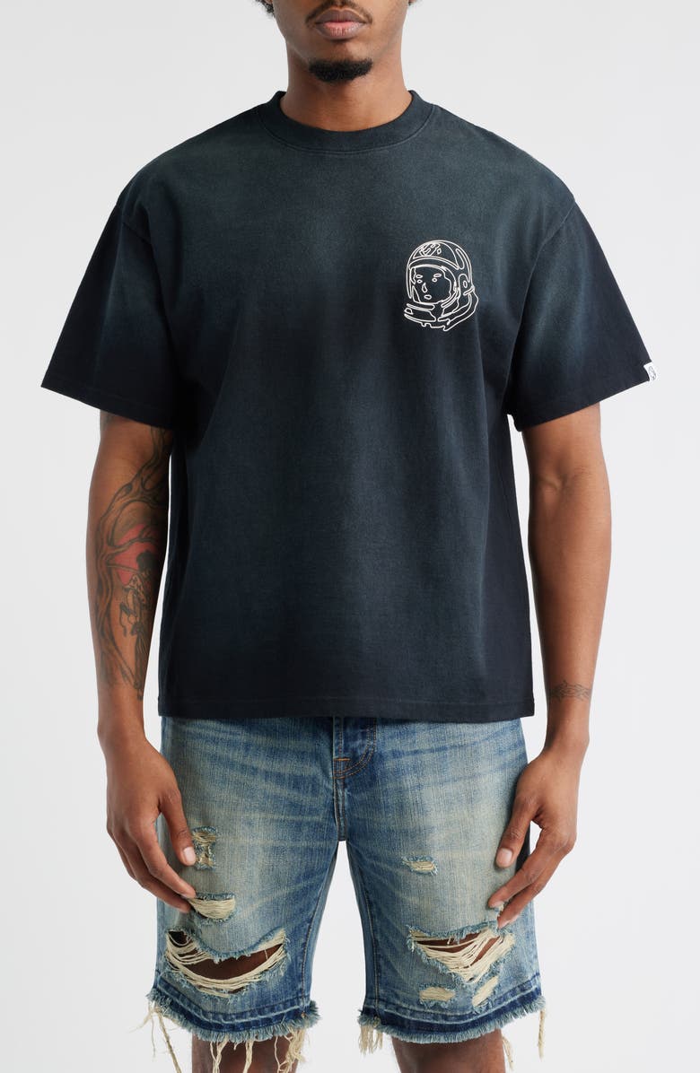 Billionaire Boys Club Helmet Graphic Faded T-Shirt, Main, color, 