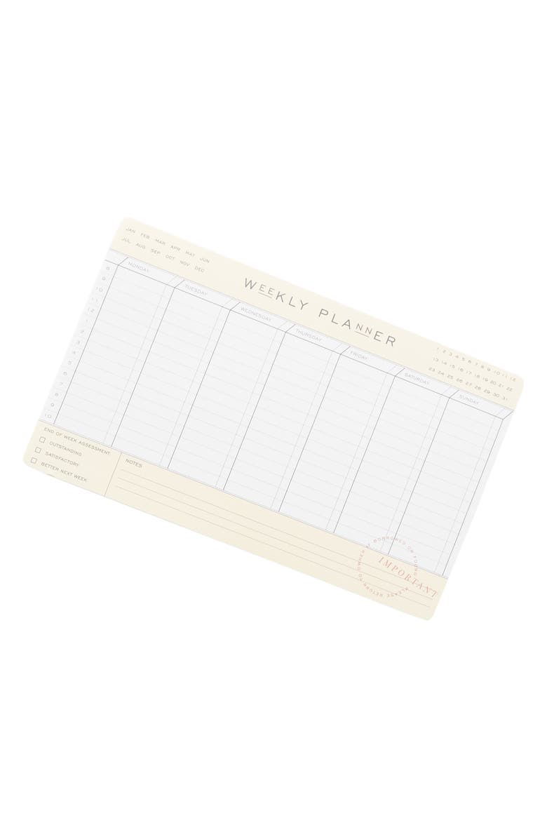 Anthropologie Home Home Lea Weekly Planner Desk Pad, Alternate, color,