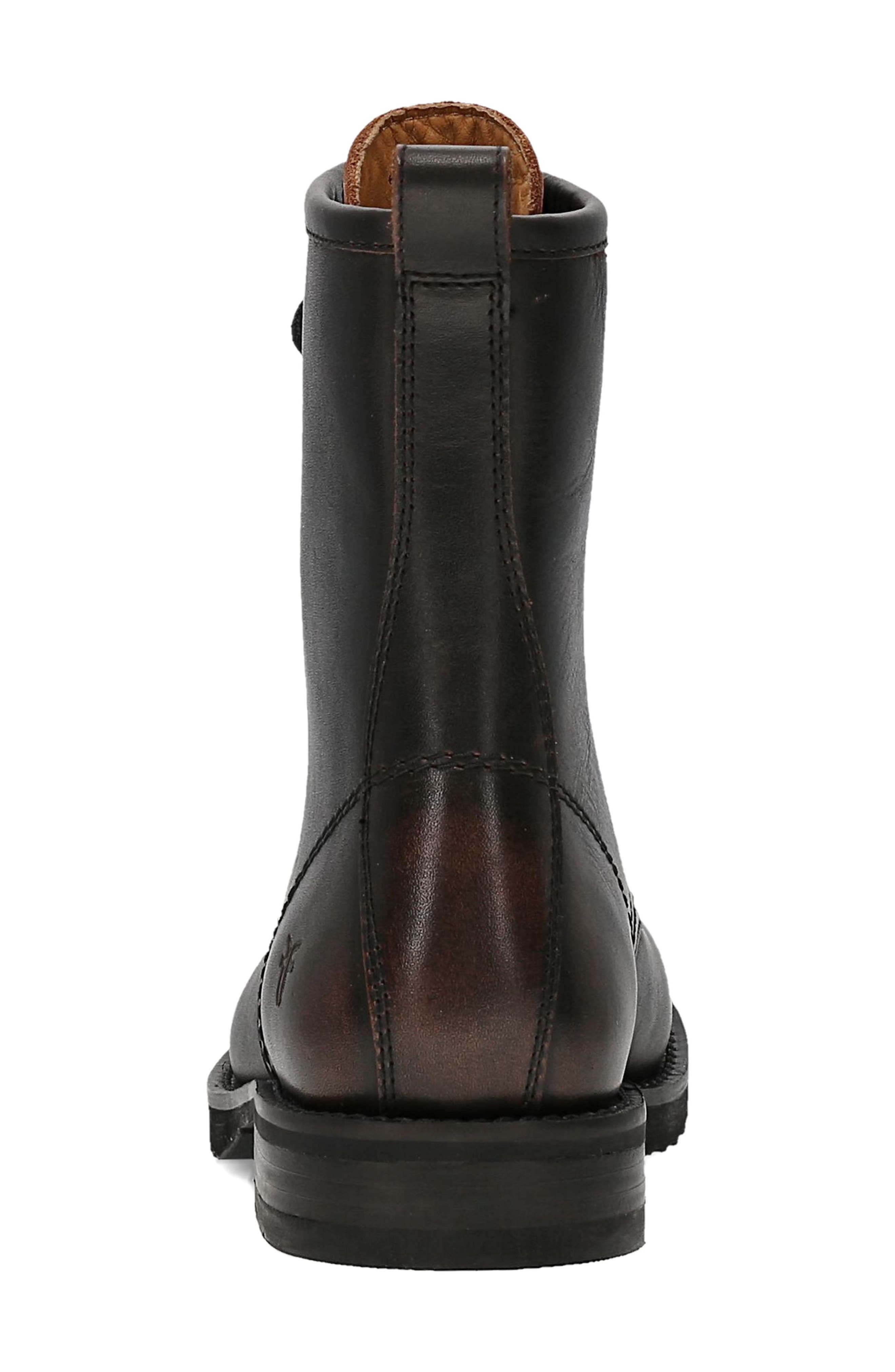 Veronica Flex Combat Boot, Alternate, color, ANTIQUE BROWN