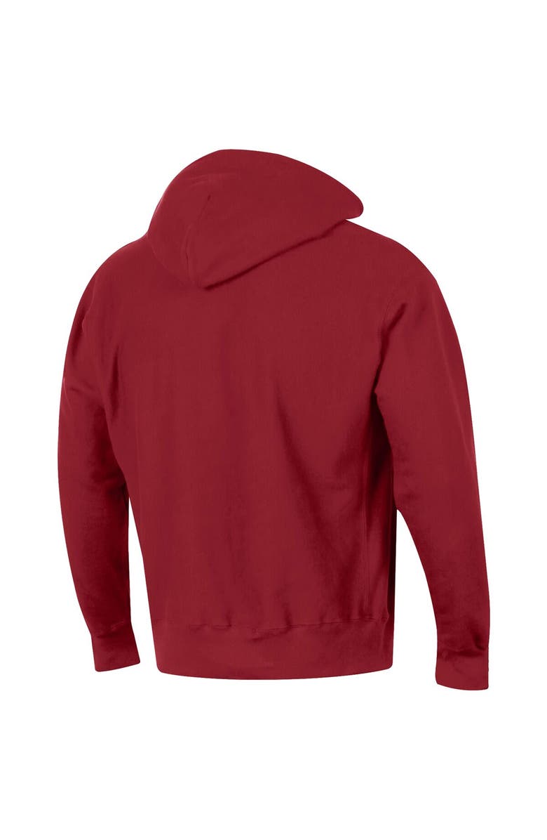 Champion Men's Champion Crimson Alabama Crimson Tide Team Arch Reverse Weave Pullover Hoodie, Alternate, color,