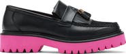 MARC NOLAN Ms. Journey Leather Lug Tassel Loafer