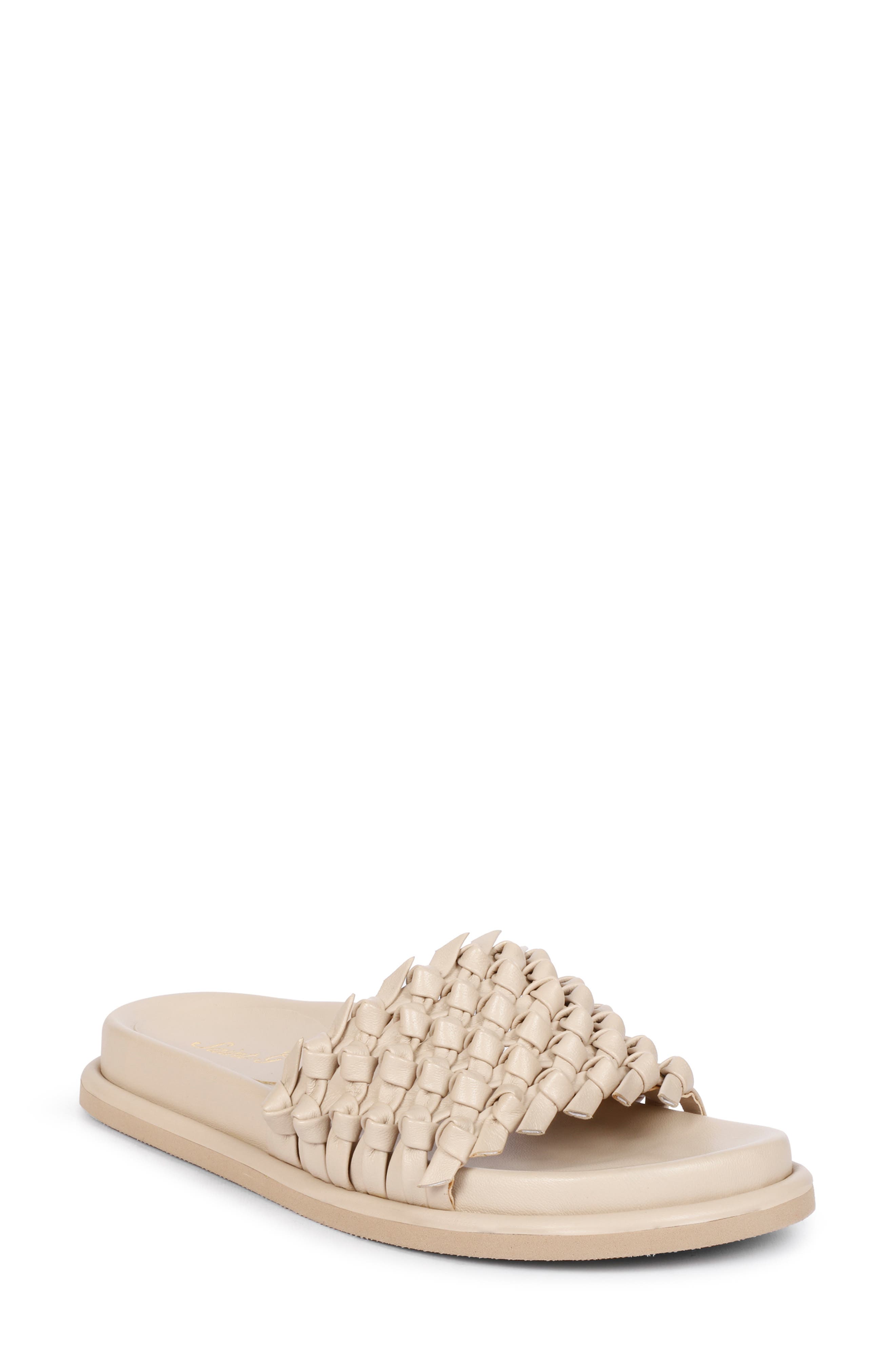 SAINT G Caterina Slide Sandal, Main, color, Beige